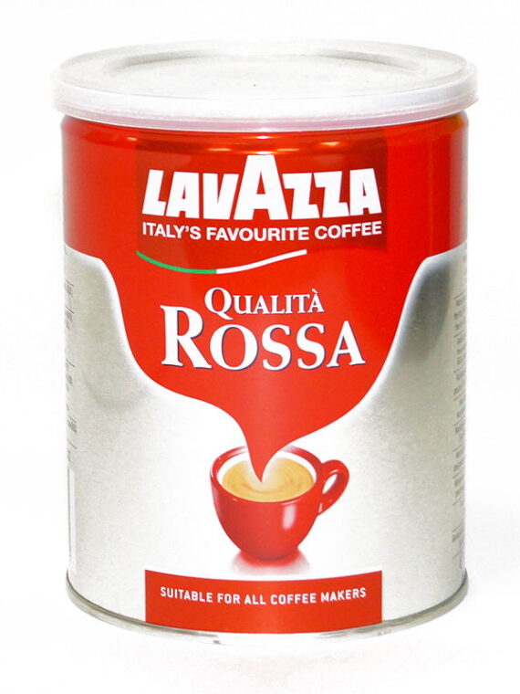 КОФЕ МОЛОТЫЙ LAVAZZA QUALITA ROSSA, 250 Г Ж/Б