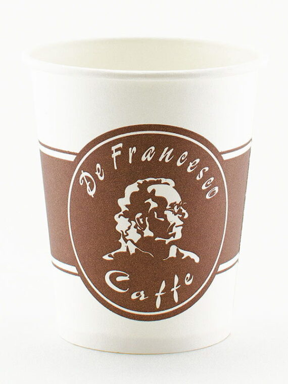 Бумажные цветные стаканчики De Francesco, 175 мл.