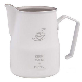 Питчер Europa "Keep calm and drink cappucino" 750мл белый (МОТТА)
