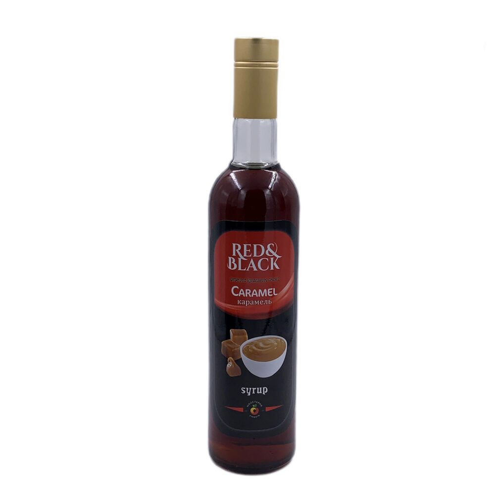 карамель Купить СИРОП RED&BLACK “КАРАМЕЛЬ”, 0,7 Л (0,9 КГ) в Украиине недорого