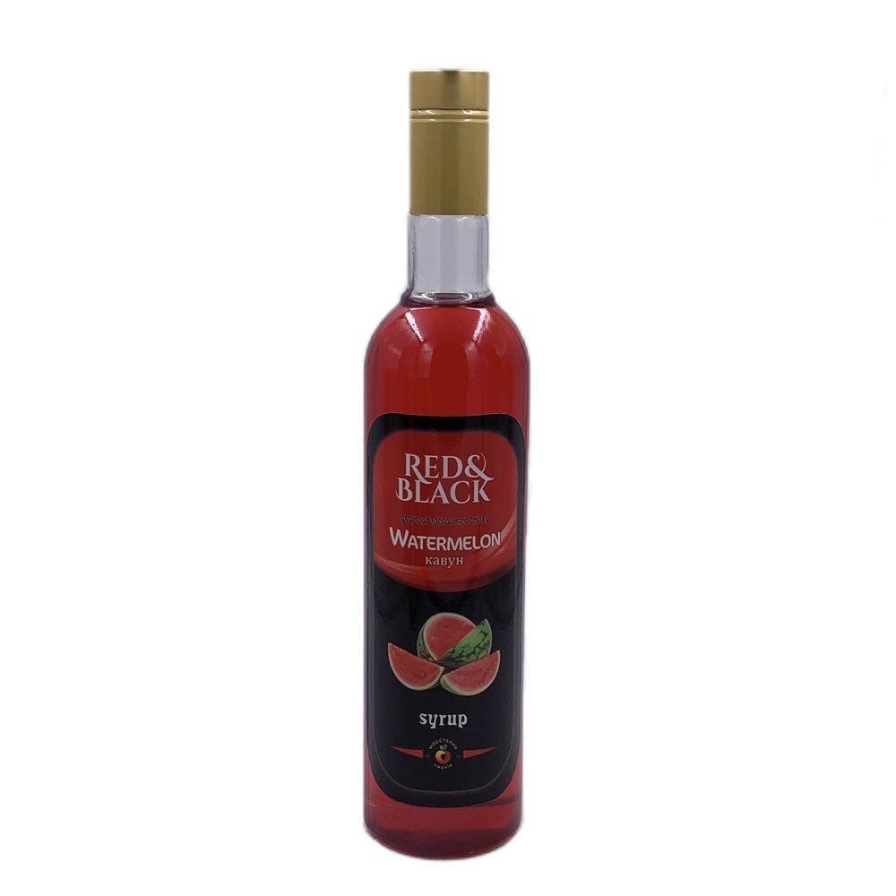 кавун Купить СИРОП RED&BLACK “АРБУЗ”, 0,7 Л (0,9 КГ) в Украиине недорого