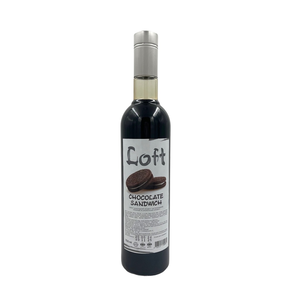 1724052285353362 Купить СИРОП LOFT (ЛОФТ) «ШОКОЛАДНИЙ СЕНДВІЧ», 0.7 Л (0.9 КГ) в Украиине недорого