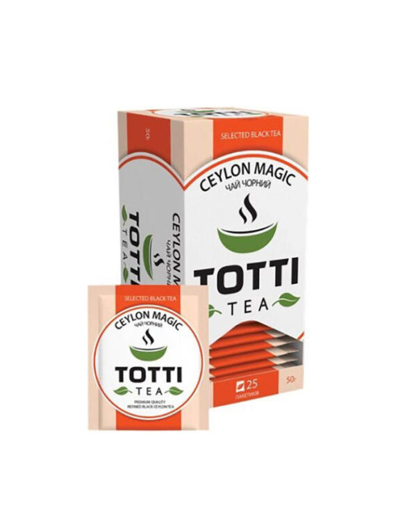 Чай пакетированный Тотти Магия Цейлона, (25 пак2 г)