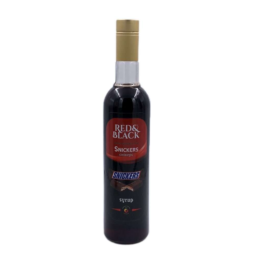 снікерс Купить СИРОП RED&BLACK “СНІКЕРС”, 0,7 Л (0,9 КГ) в Украиине недорого