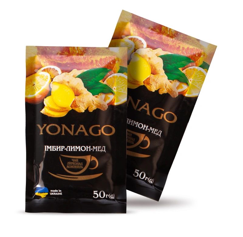 Купить Фруктово-ягідний вітамінний напій YONAGO «ІМБИР-ЛИМОН-МЕД»   50 Г в Украиине недорого